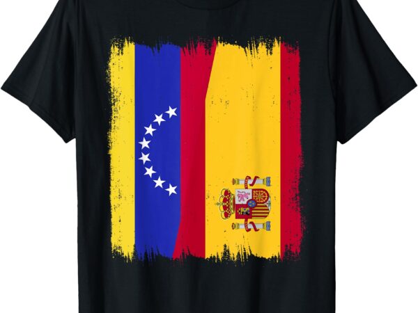 Venezuela spain flag venezuelan spanish heritage t-shirt