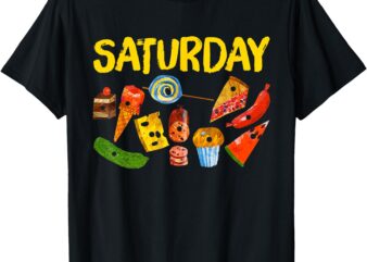 Very Hungry Caterpillar Saturday Fruits Birthday Teacher T-Shirt