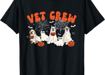 Vet Boo Crew Veterinarian Veterinary Technician Halloween T-Shirt