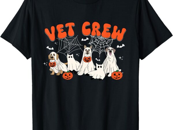 Vet boo crew veterinarian veterinary technician halloween t-shirt