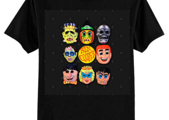 Vintage Ben Cooper Halloween Masks T-Shirt