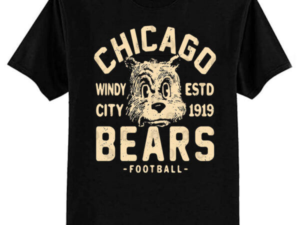 Vintage chicago bears 1 by buck tee t-shirt