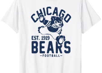 Vintage Chicago Bears 3 by Buck Tee T-Shirt