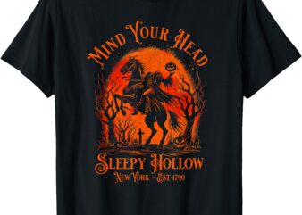 Vintage Mind Your Head Sleepy Hollow Headless Horseman T-Shirt