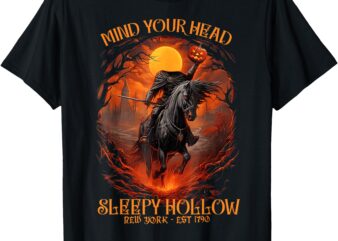 Vintage Mind Your Head Sleepy Hollow Headless Horseman T-Shirt