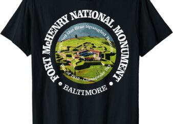 Vintage Nature Fort McHenry National Monument Hiking T-Shirt