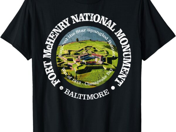 Vintage nature fort mchenry national monument hiking t-shirt