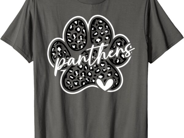 Vintage panthers school sports name spirit go back to school t-shirt