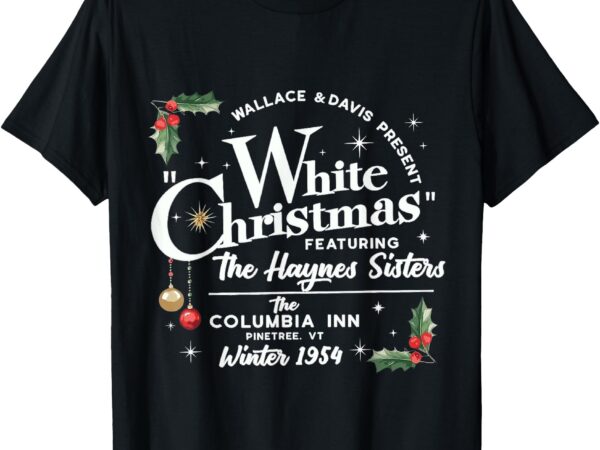 Vintage white christmas movie shirt for men women t-shirt