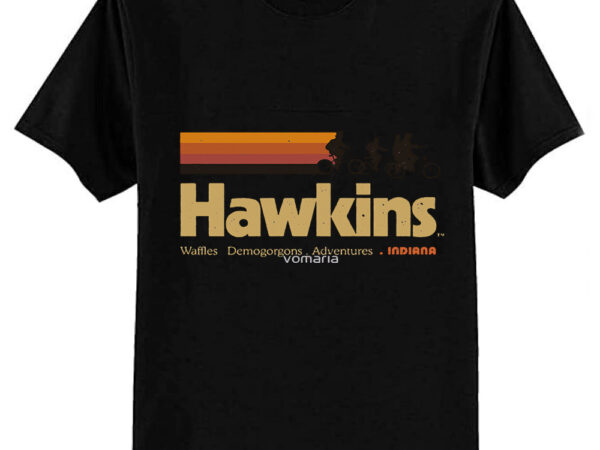 Visit hawkins indiana vintage 80’s tv series classic t-shirt