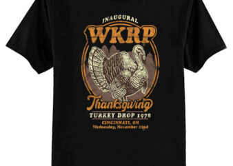 WKRP Turkey Day Vintage Worn T-Shirt