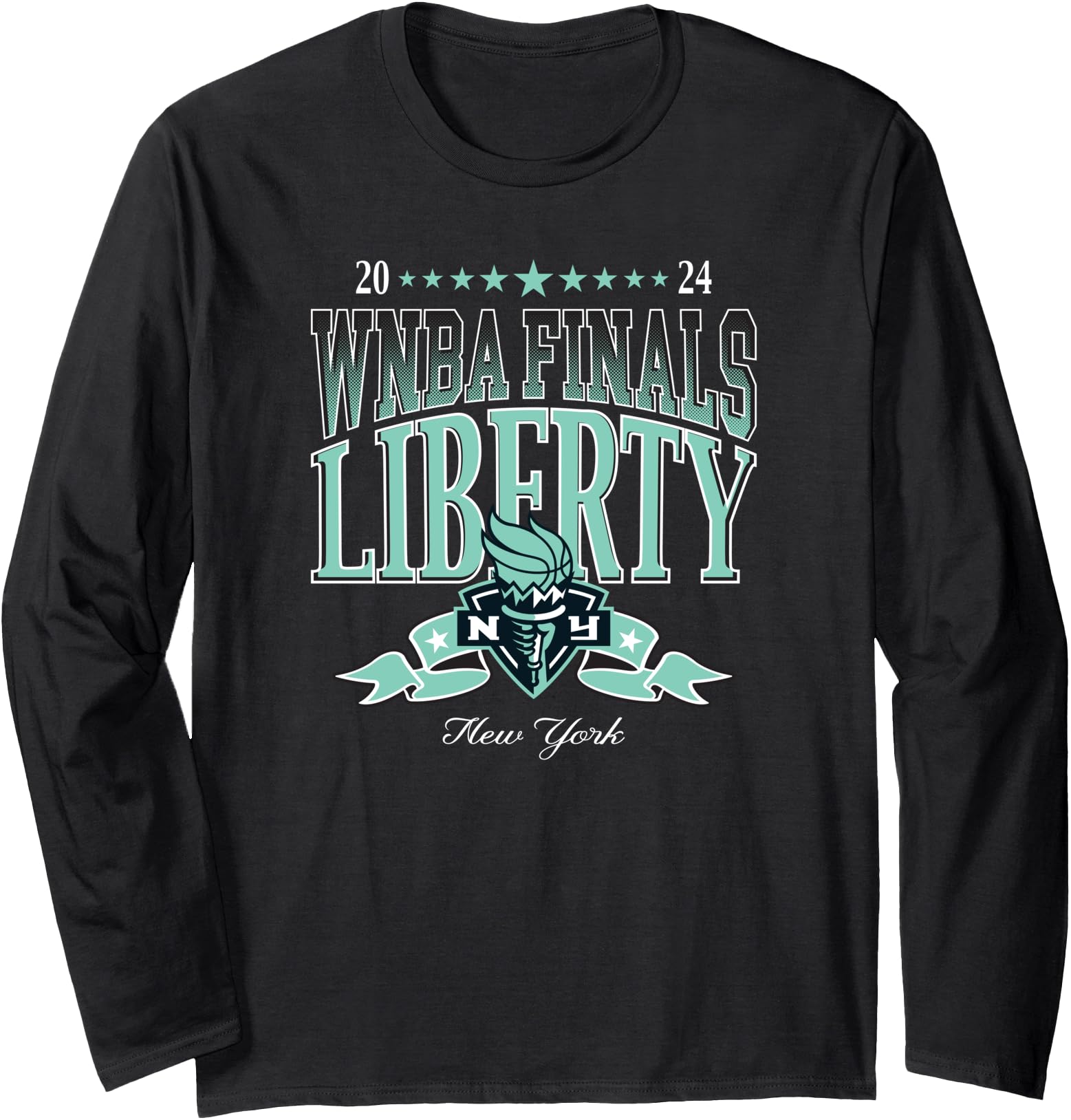 WNBA New York Liberty Finals 2024 Road to Victory Long Sleeve TShirt