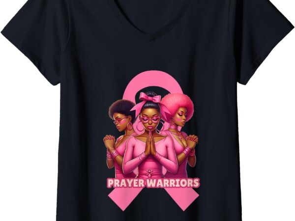 Womens prayer warriors apparel v-neck t-shirt