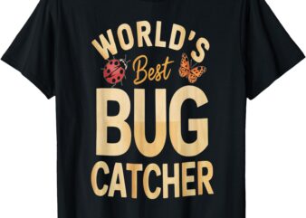 World’s Best Bug Catcher Insect Explorer Fun Design T-Shirt