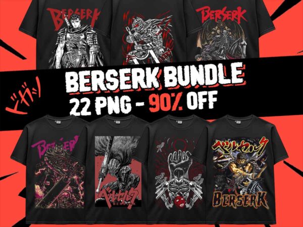 Berserk guts anime 22 png design japanese style print tshirt poster manga digital