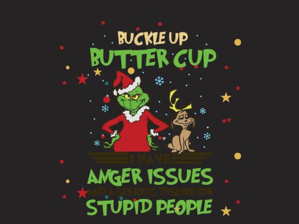 Butter cup christmas grinch t shirt template