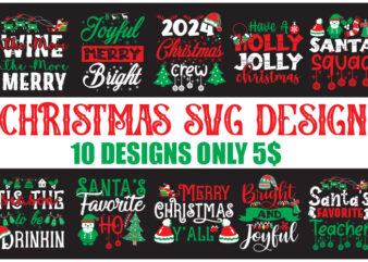 Christmas SVG Mega Bundle , 220 Christmas Design , Christmas svg bundle , 20 christmas t-shirt design , winter svg bundle, winter svg, san