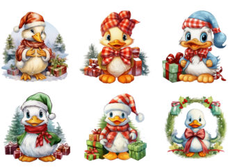 christmas decoration with duck sublimation