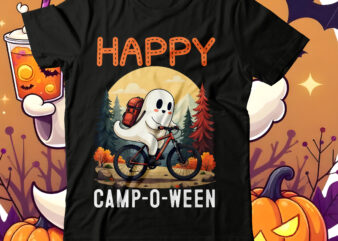 Happy Camp-O-Ween T-Shirt Design,Halloween t-shirt design,halloween,Halloween t-Shirt Design bundle,Happy halloween t-shirt design,halloween