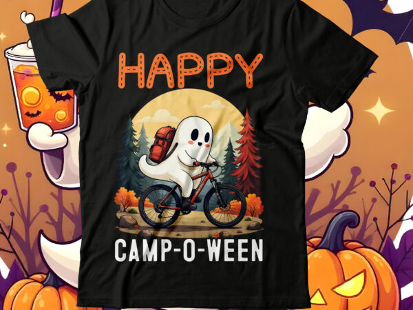 Happy camp-o-ween t-shirt design,halloween t-shirt design,halloween,halloween t-shirt design bundle,happy halloween t-shirt design,halloween