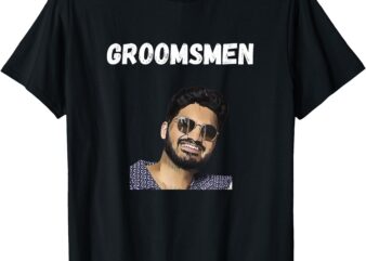 grooms center groomsmen center T-Shirt