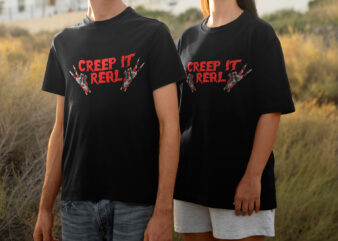 Creep it Real Zombie theme t shirt zo