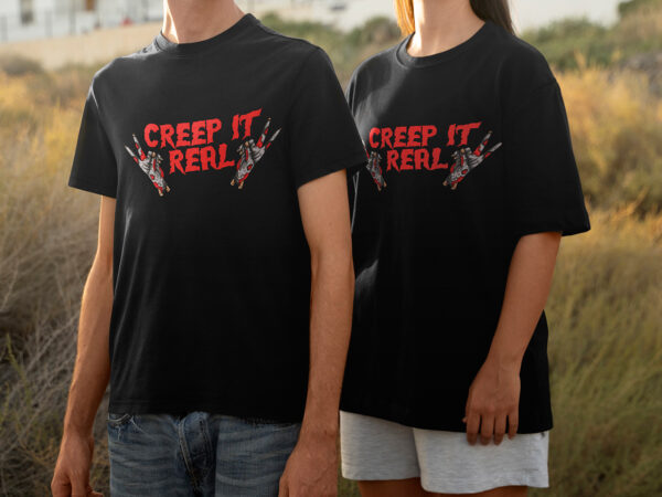 Creep it real zombie theme t shirt zo