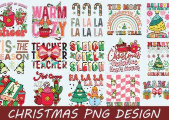 CHRISTMAS PNG DESIGN BUNDLE