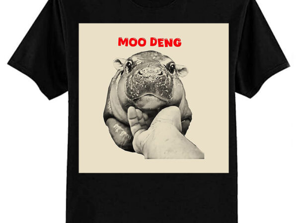 Moo deng retro vintage t-shirt