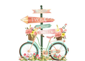 pastel colored bicycle