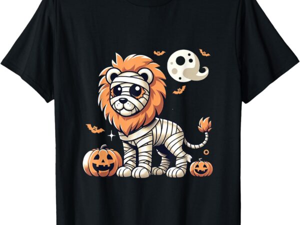 Spooky lion mummy t-shirt