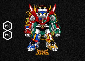 chibi voltron t shirt vector file