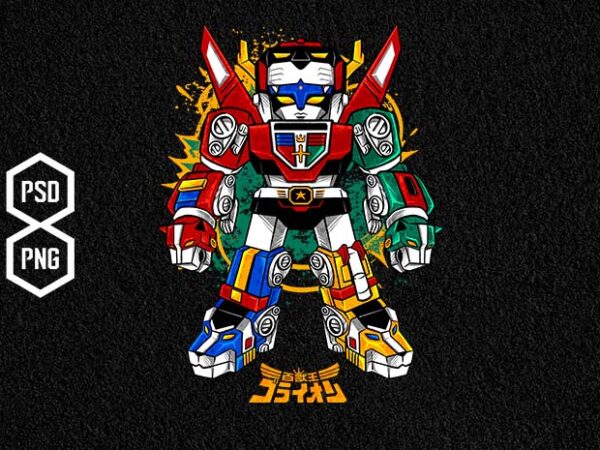 Chibi voltron t shirt vector file