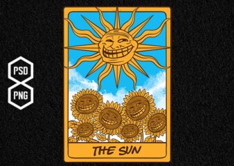 the troll sun t shirt designs for sale