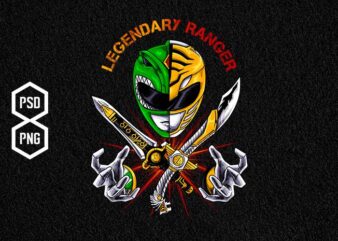 legendary ranger t shirt vector graphic