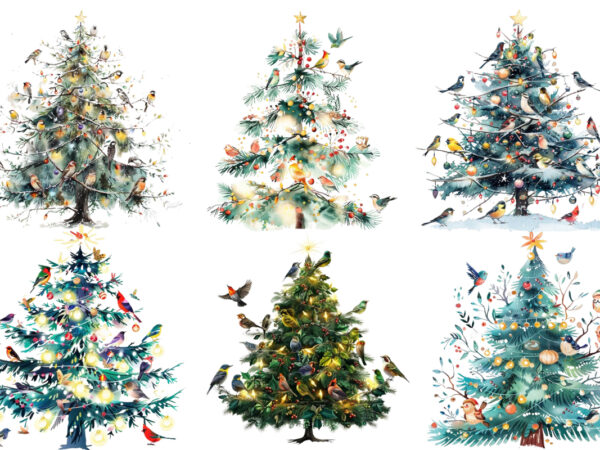 Christmas tree with glowing fairy t shirt vector file