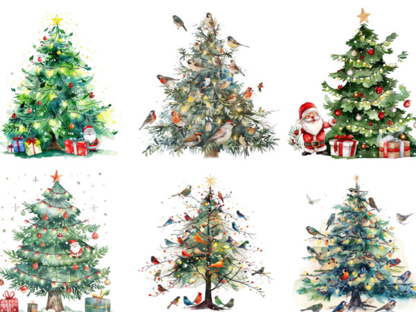 Christmas tree with glowing fairy t shirt vector file