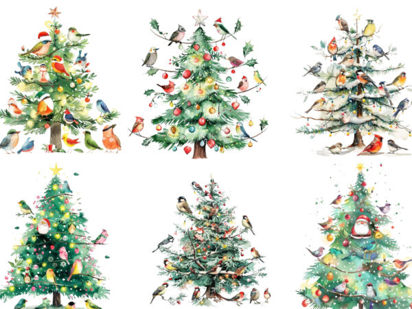 Christmas tree with glowing fairy t shirt vector file