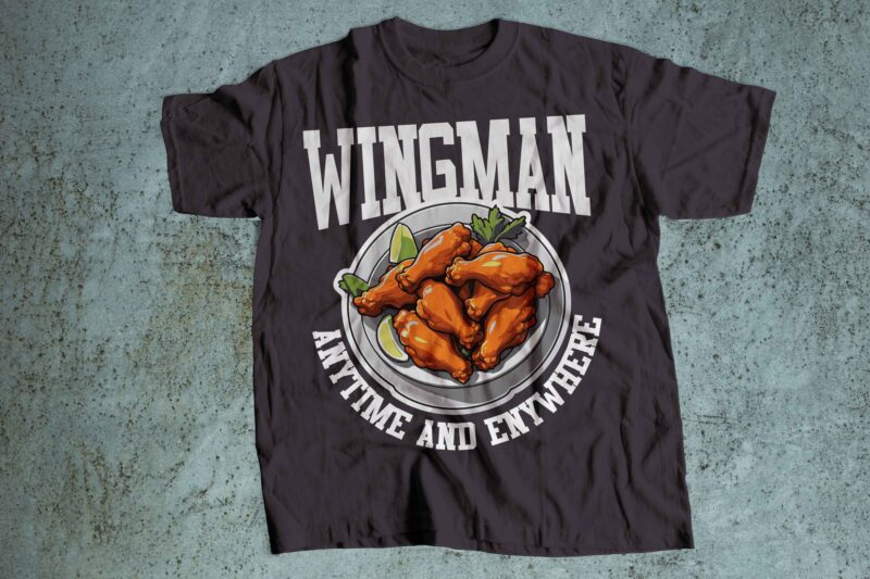 wingman anytime anywhere t-shirt