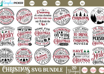 Christmas Round Ornament SVG Bundle, Christmas Svg 2024, Round Christmas Ornaments SVG, Merry Christmas Quote 2024 SVG, Christmas Round Sign