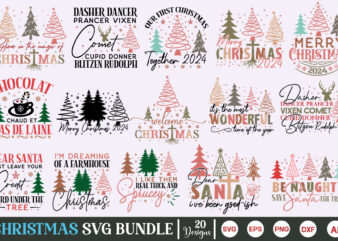 Valentine SVG Bundle, Farmhouse Valentine’s Big Bundle, Our First Christmas 2024 Svg, Wedding First Christmas Ornament Svg, Baby’s First Ch