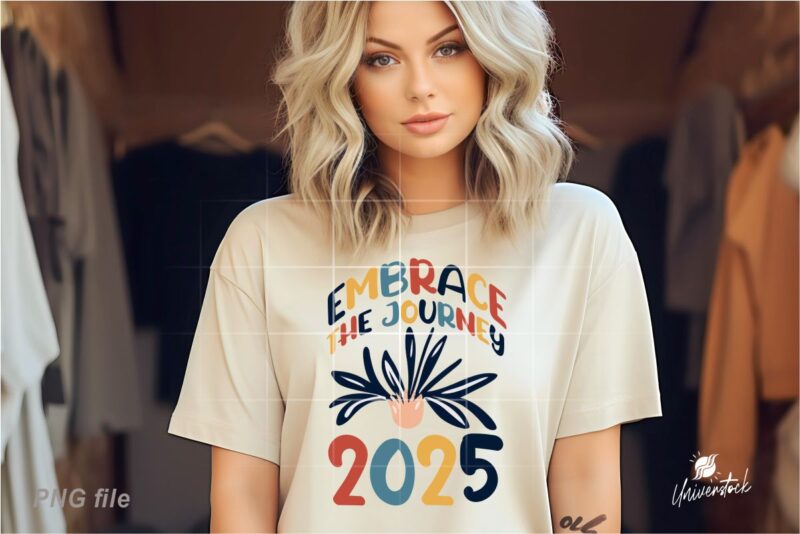 Happy New Year 2025 Sublimation PNG T-shirt Designs Bundle