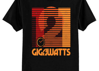 1.21 Gigawatts Minimal Design T-Shirt