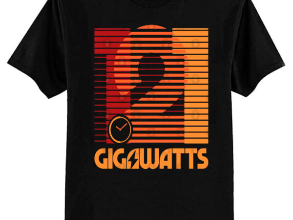 1.21 gigawatts minimal design t-shirt