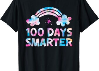 100 Days Smarter Kids Boys Girls 100th Day Of School Teacher T-Shirt