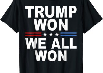 2024 USA Flag Trump Won T-Shirt