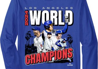 2024 World Champions _ Los Angeles LA Series Finals Merch Long Sleeve T-Shirt