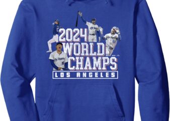 2024 World Champs – LA Team 4 Players – Los Angeles Baseball Pullover Hoodie