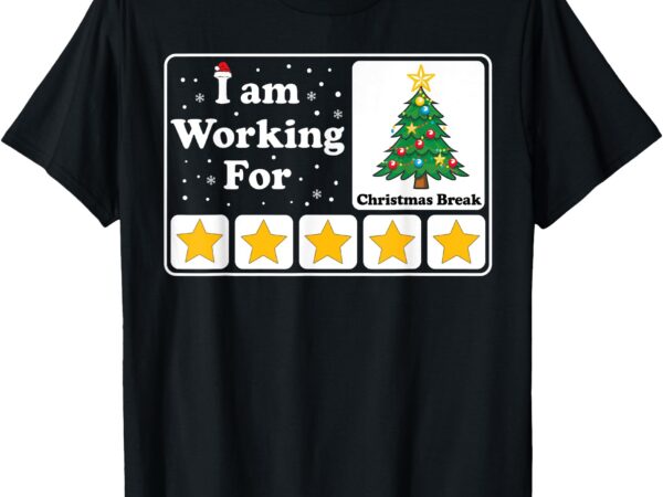 5 stars xmas tree t-shirt