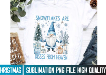 Snowflakes Are kisses From Heaven T-Shirt Design, Snowflakes Are kisses From Heaven Vector t-Shirt Design, Christmas SVG Design, Christmas T